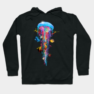 Jellyfish with Seahorse Hoodie